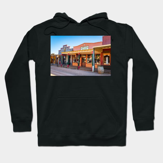 Allen Street in Tombstone, Arizona Hoodie by Gestalt Imagery